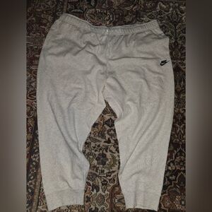 Nike Women's Standard Fit Mid Rise Gray Joggers